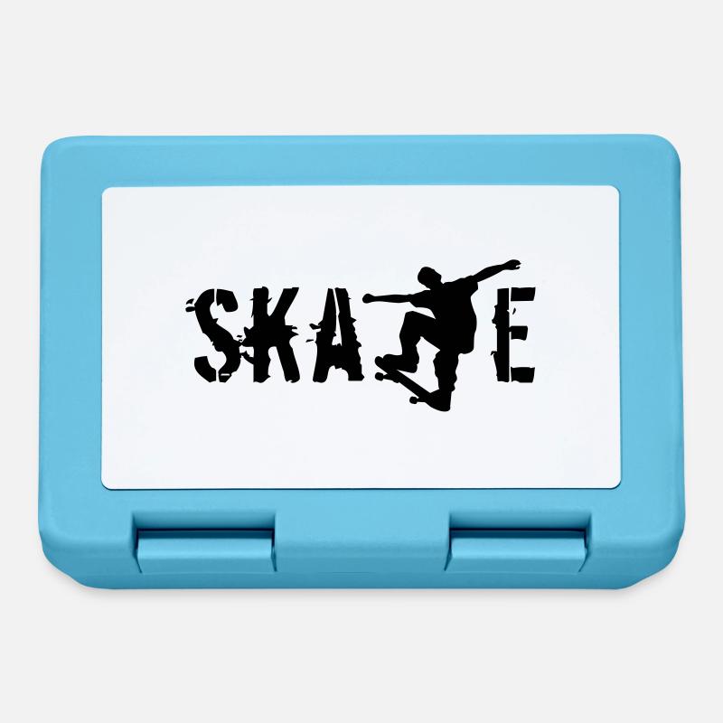 Skate - Brotdose - Saphirblau