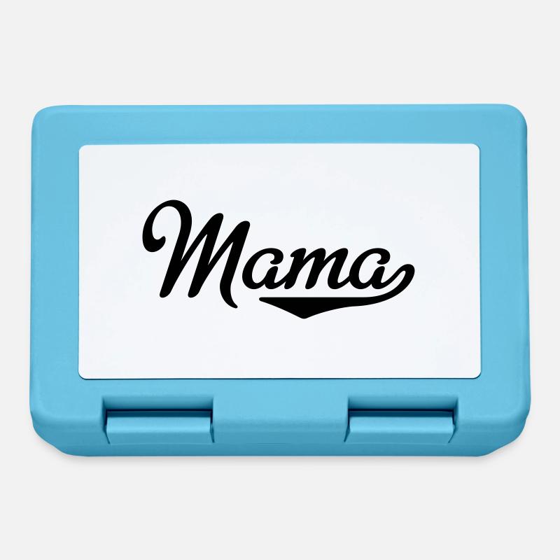 Mama - Brotdose - Saphirblau