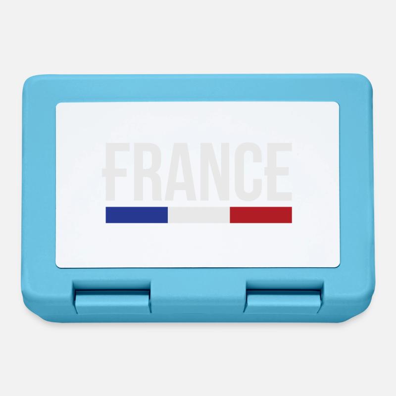 France drapeau bleu blanc rouge B - Boîte à goûter - bleu saphir