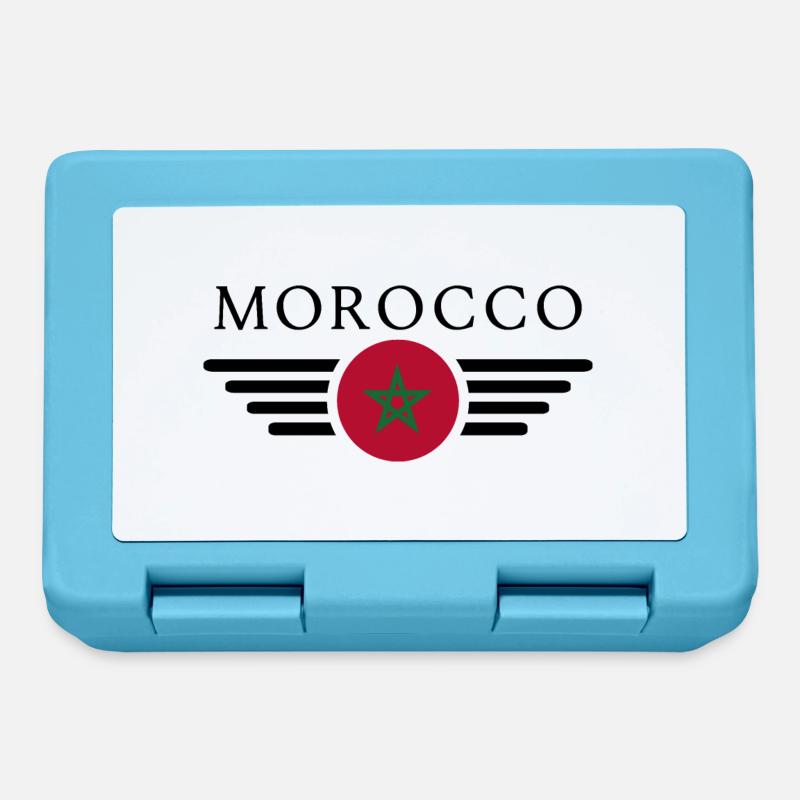 J’aime le Maroc - Boîte à goûter - bleu saphir