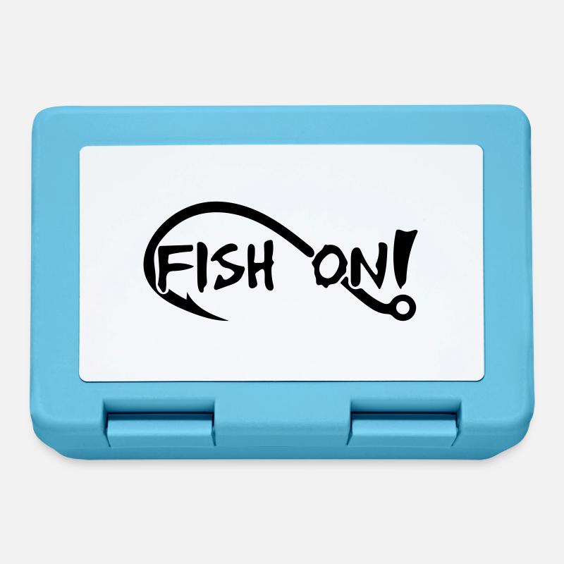 poisson sur - Boîte à goûter - bleu saphir