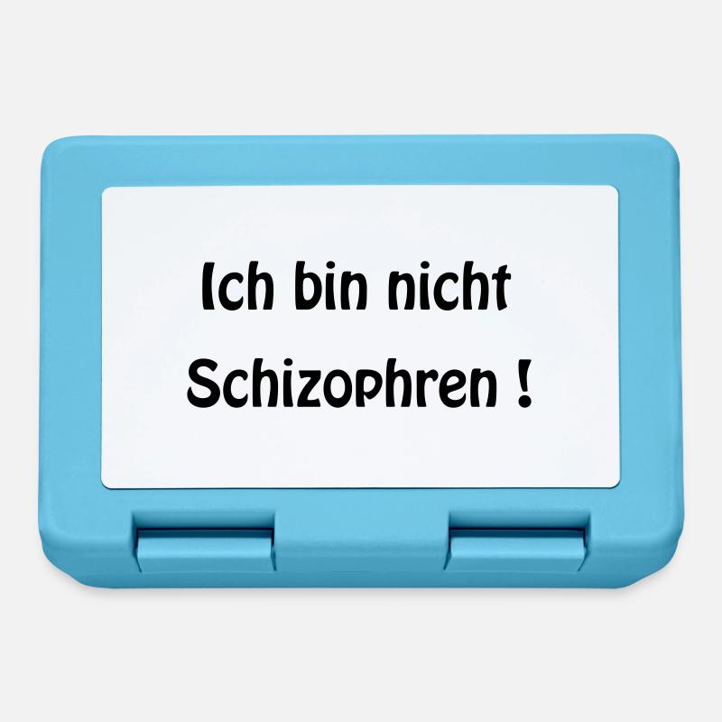 Schizophren - Brotdose - Saphirblau
