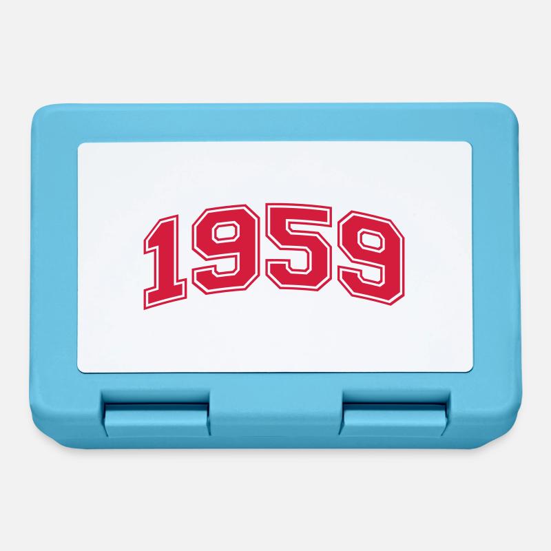 1959 - Boîte à goûter - bleu saphir
