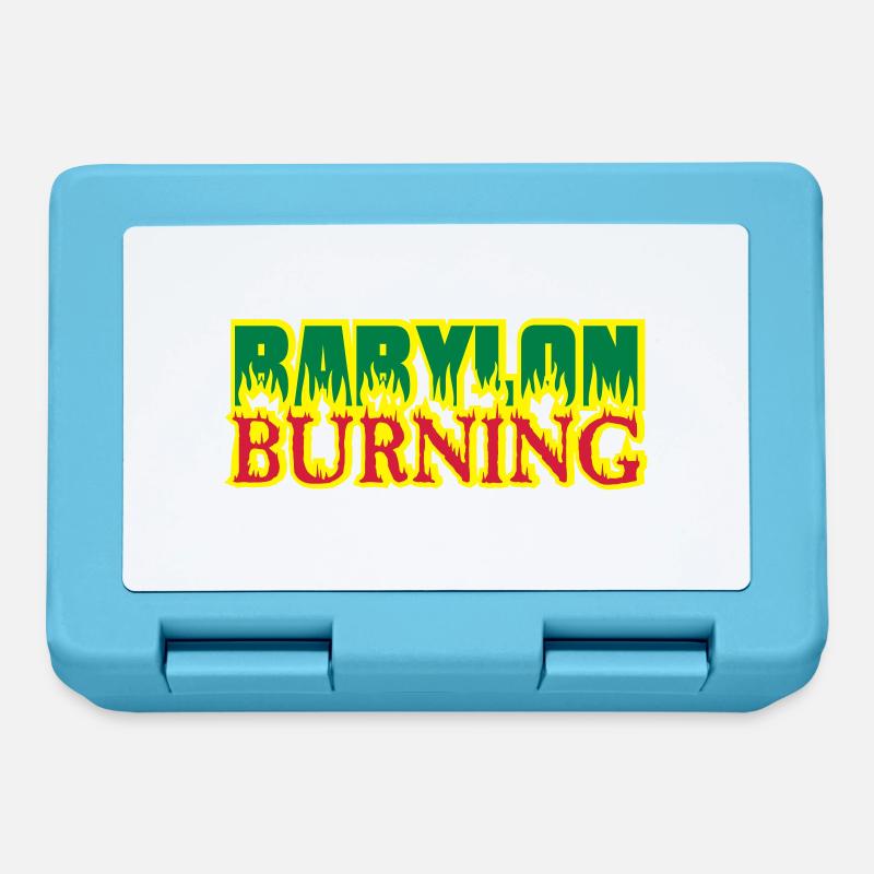 babylon burning 01 - Lunchbox - sapphire blue