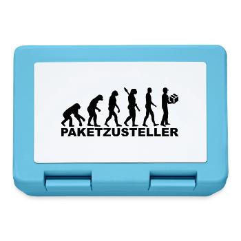 Paketzusteller - Brotdose - Saphirblau - Vorne