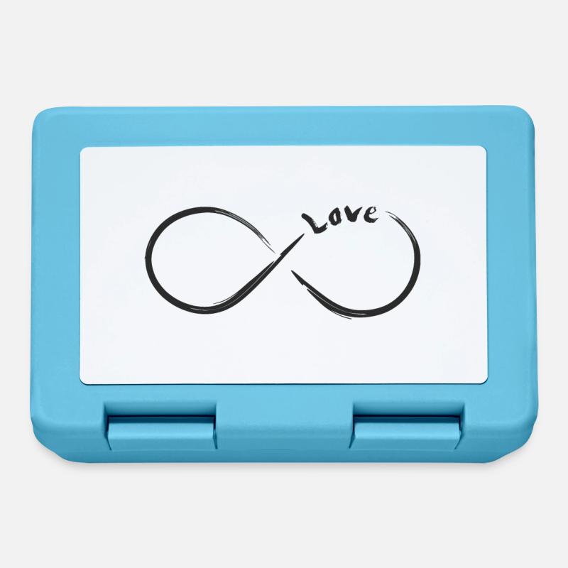 Infinity Love - Boîte à goûter - bleu saphir