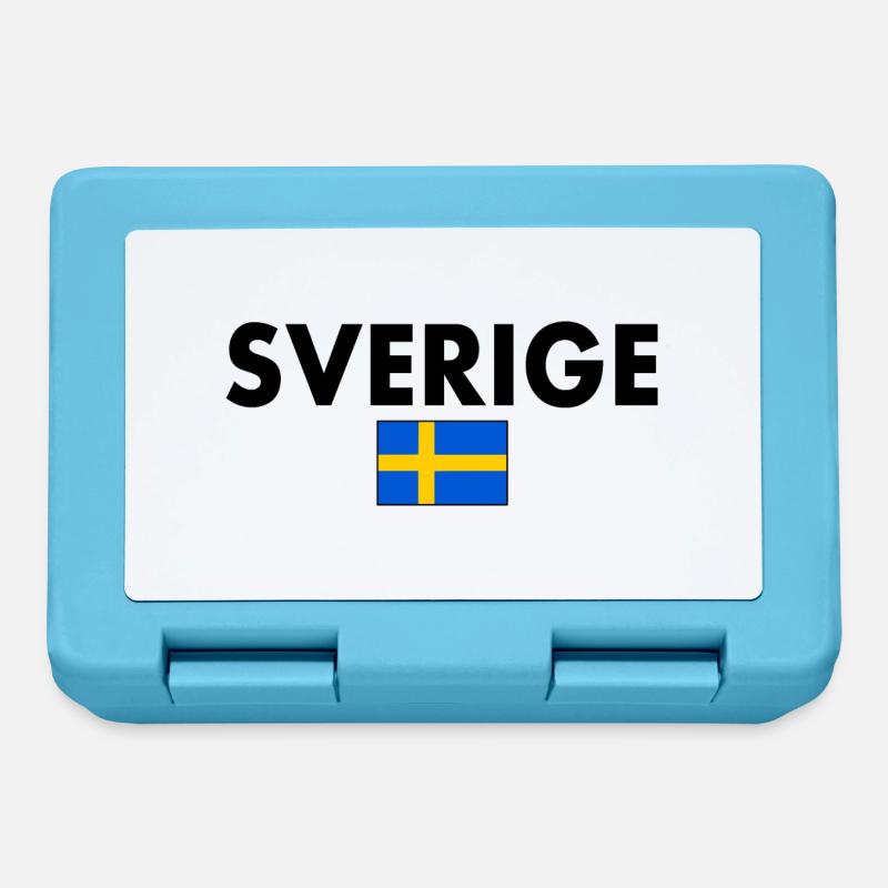 Sverige - Boîte à goûter - bleu saphir