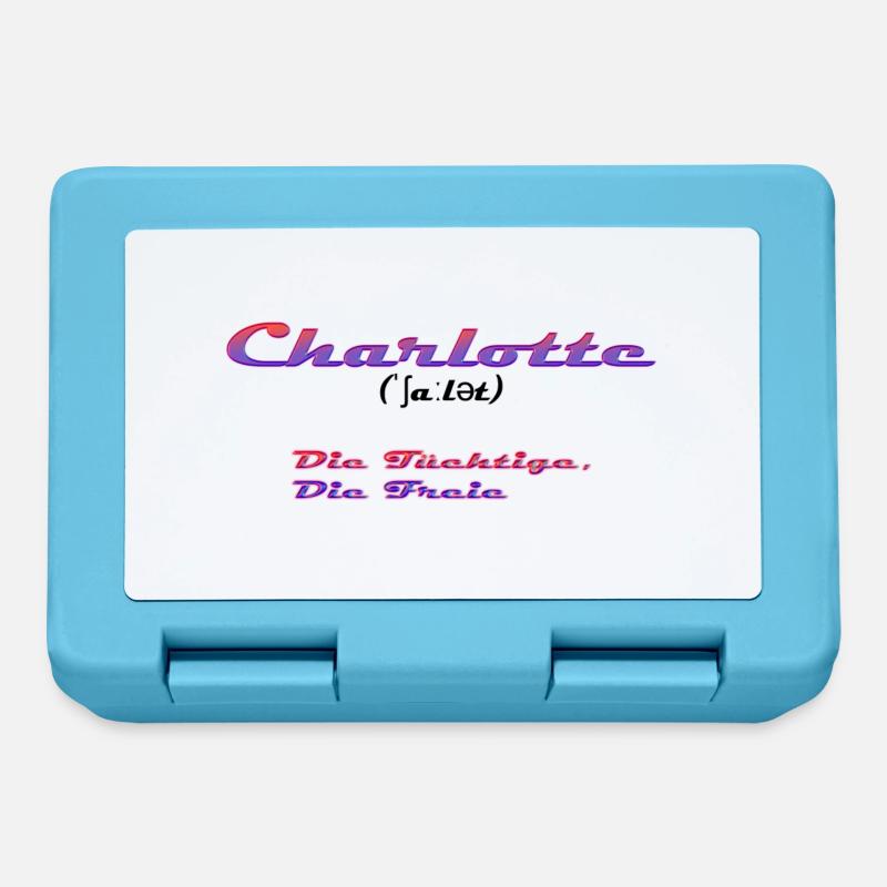 Charlotte - Boîte à goûter - bleu saphir
