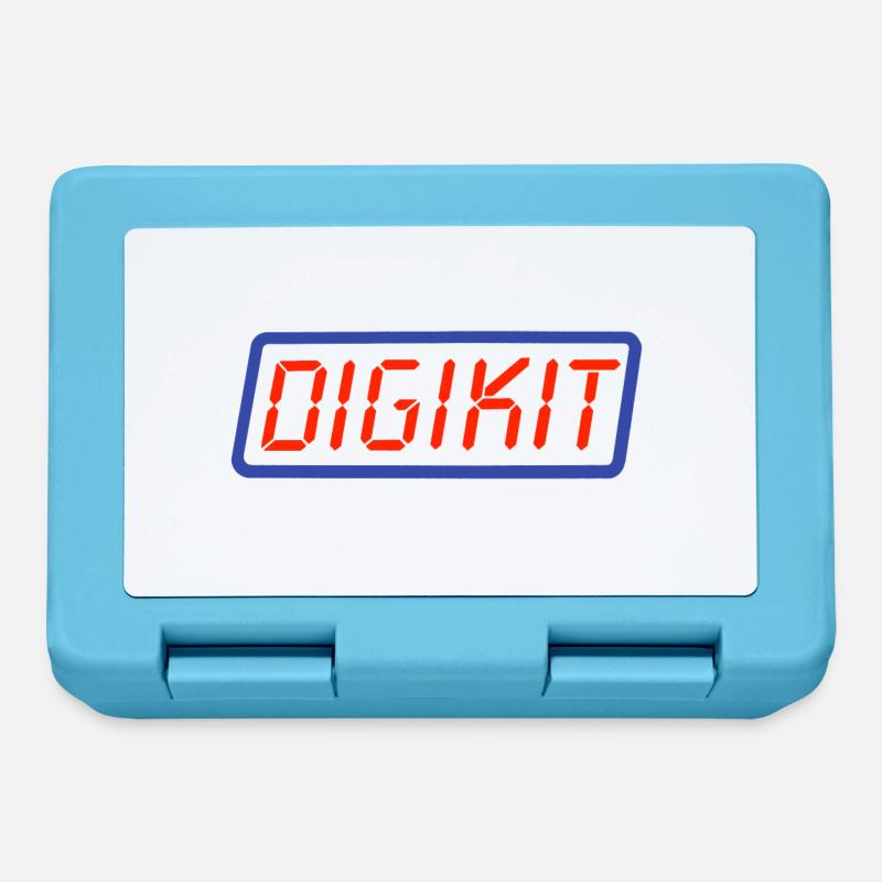 Digikit - Boîte à goûter - bleu saphir