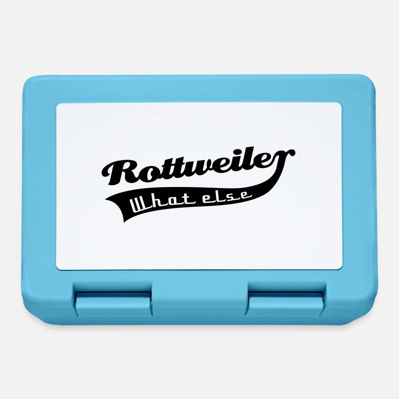 Rottweiler - Brotdose - Saphirblau