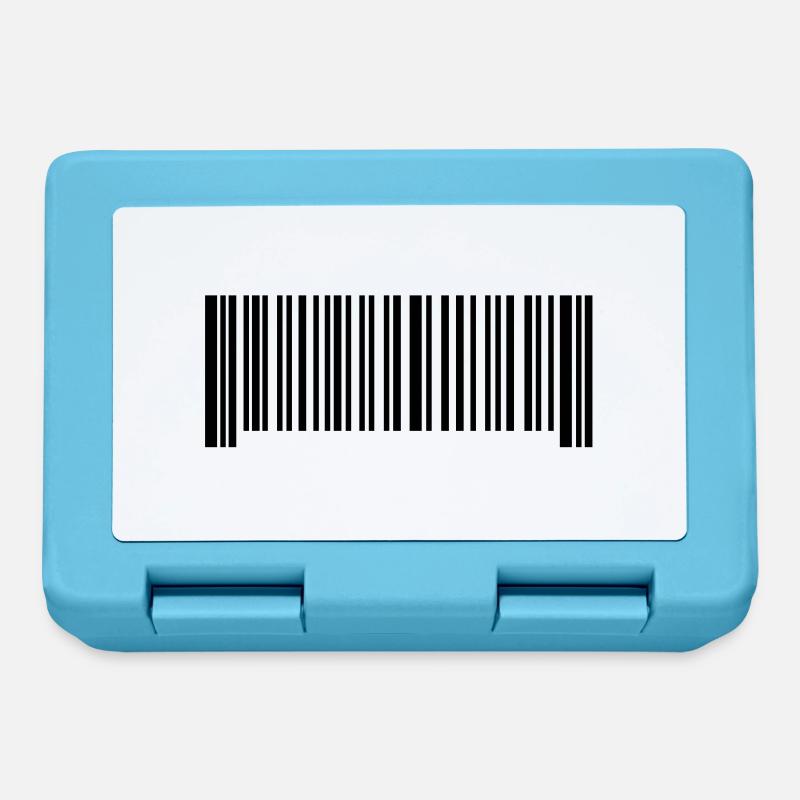 barcode symbol - Brotdose - Saphirblau