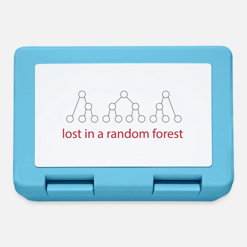 Forest Informatik Datenwissenschaft Geschenk - Brotdose - Saphirblau
