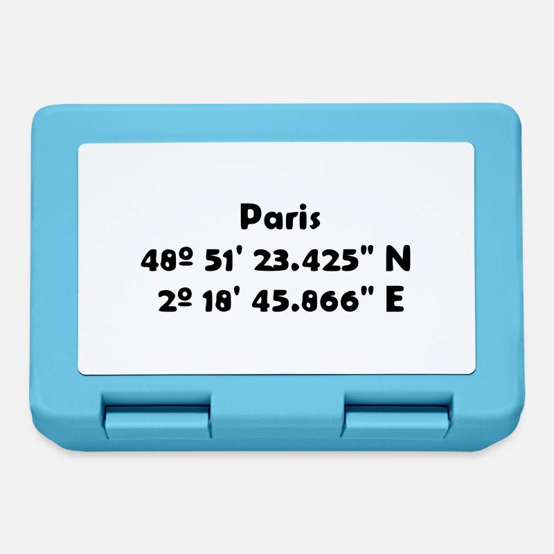 Paris - Brotdose - Saphirblau