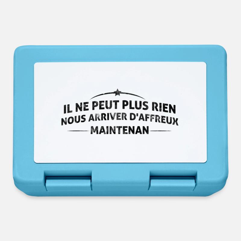 cité de la peur Il ne peut plus rien humour - Boîte à goûter - bleu saphir