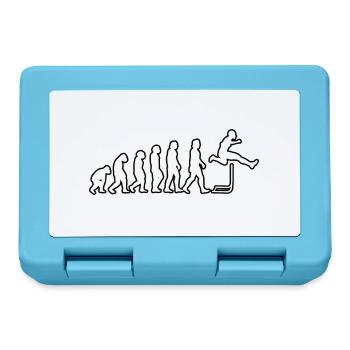 Hürdenlauf Geschenk Hürdenläufer Leichtathletik - Brotdose - Saphirblau - Vorne