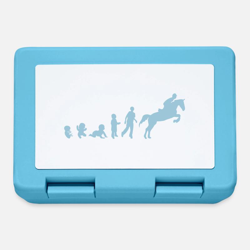 evolution equitation cheval3 obstacle sa - Boîte à goûter - bleu saphir