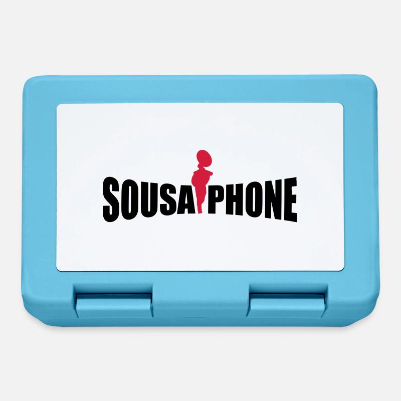 sousaphone - Boîte à goûter - bleu saphir