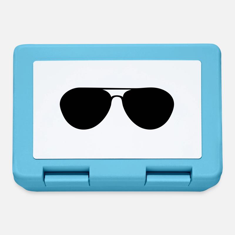 lunettes de soleil - Boîte à goûter - bleu saphir