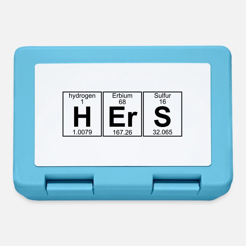 H-Er-S (hers) - Full - Lunchbox - sapphire blue
