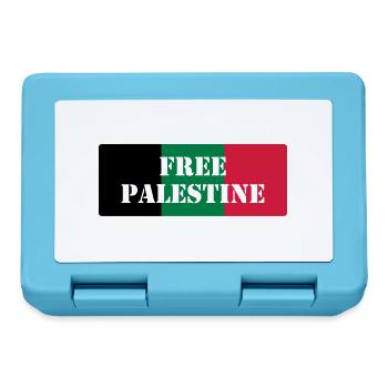 Free Palestine - Lunchbox - sapphire blue - Front