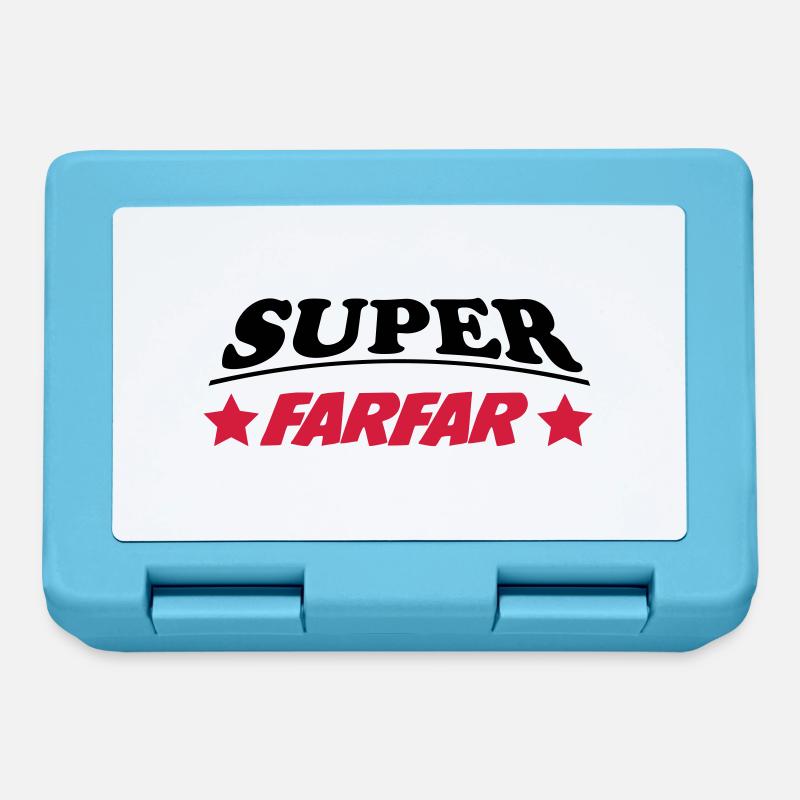 Super farfar 111 - Brotdose - Saphirblau