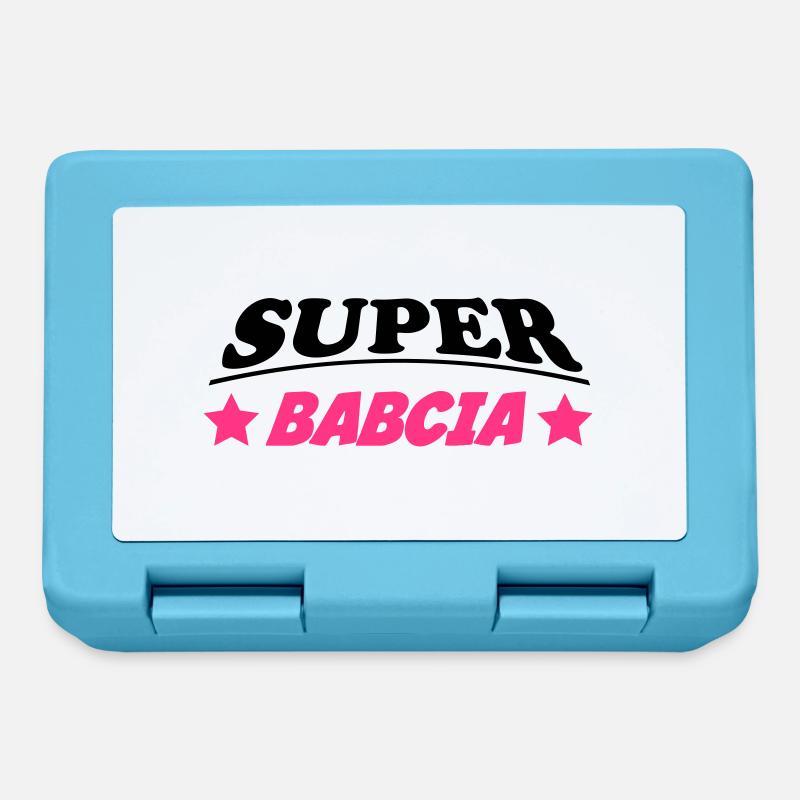 Super babcia - Lunchbox - sapphire blue