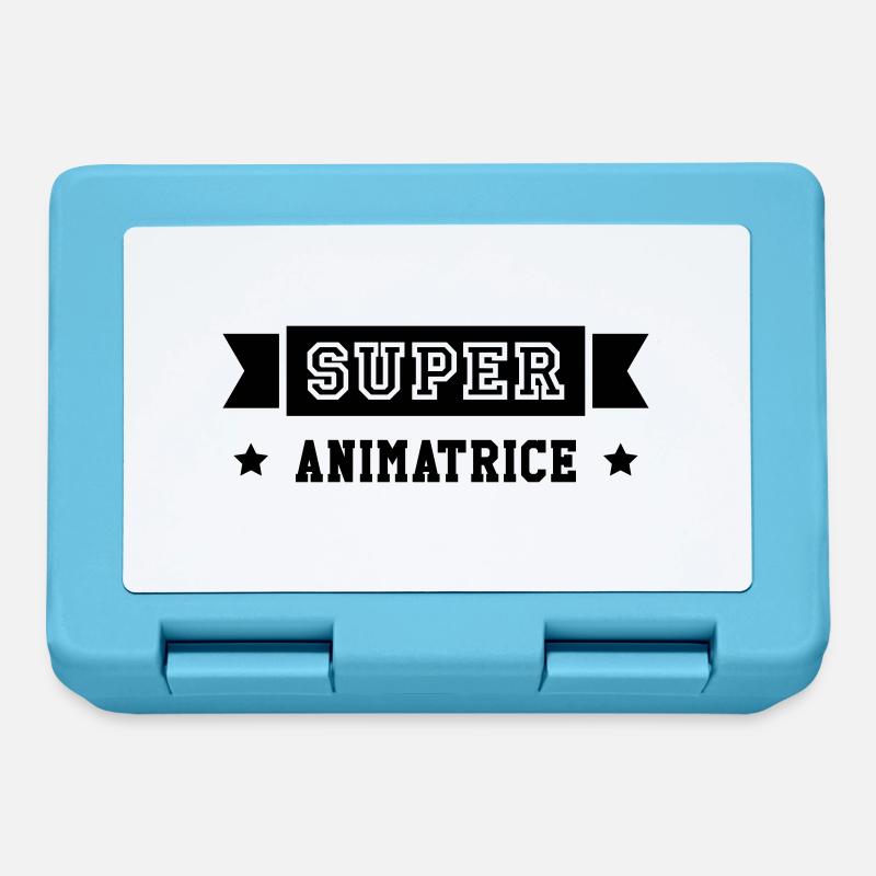 Animateur / Animatrice / Animation / Vacances - Boîte à goûter - bleu saphir