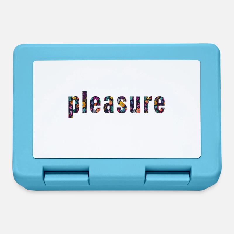Pleasure - Boîte à goûter - bleu saphir