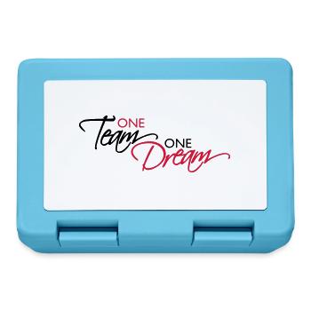 One Team Lettering - Lunchbox - sapphire blue - Front