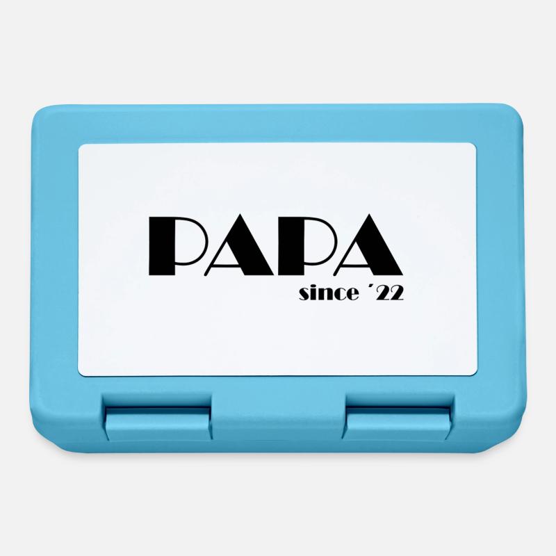 Papa 22 s - Boîte à goûter - bleu saphir