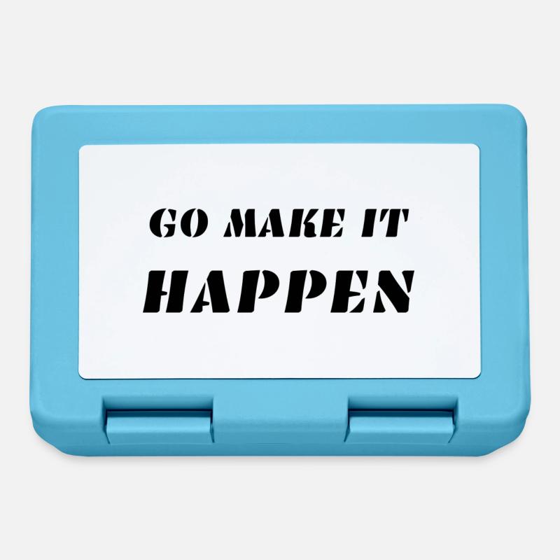 GO MAKE IT HAPPEN - Lunchbox - sapphire blue