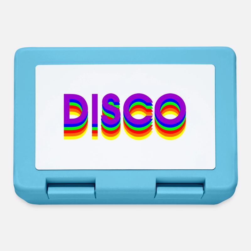 80s DISCO DANCE - Lunchbox - sapphire blue