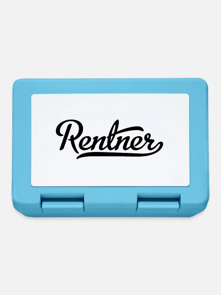 Rentner - Brotdose - Saphirblau