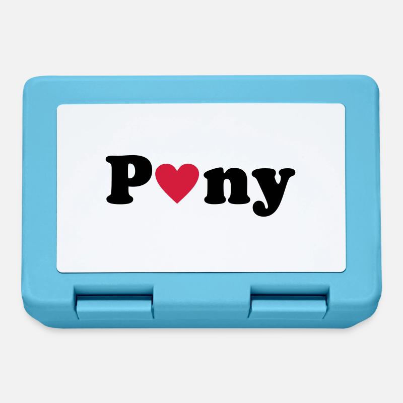 Pony - Boîte à goûter - bleu saphir