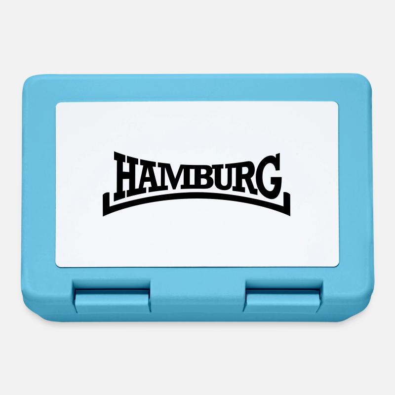 Hambourg style - Boîte à goûter - bleu saphir