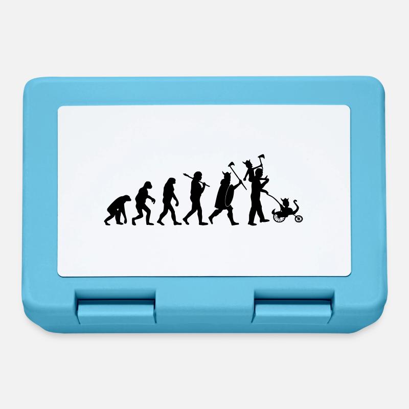evolution daddy viking - Boîte à goûter - bleu saphir