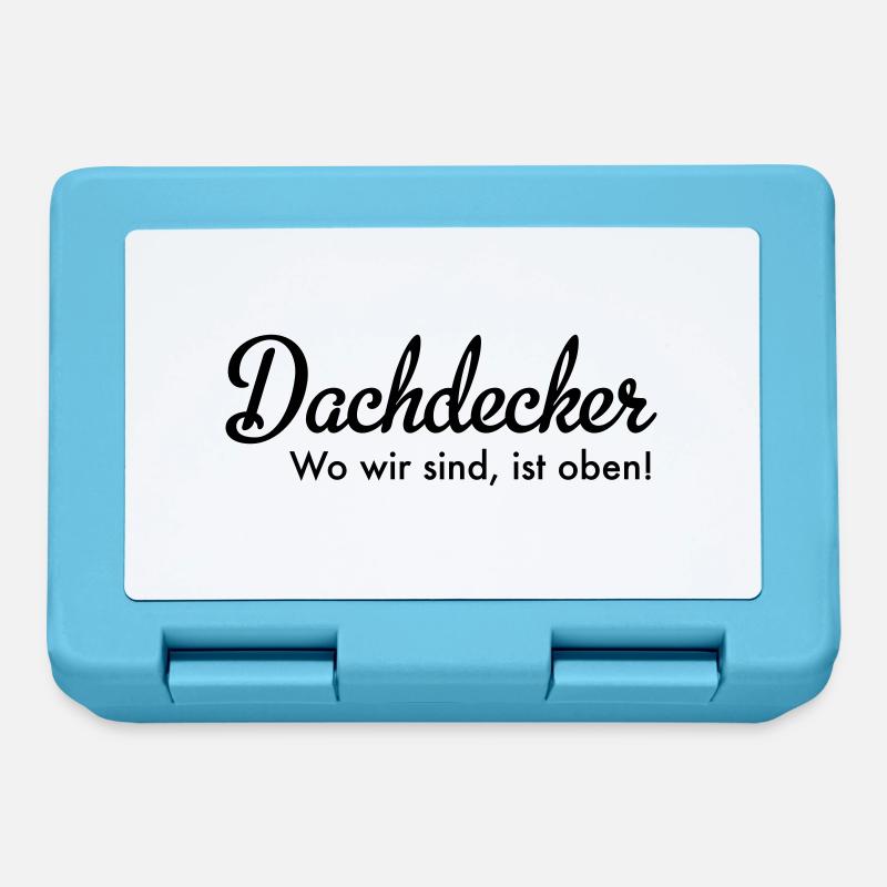 Dachdecker - Brotdose - Saphirblau