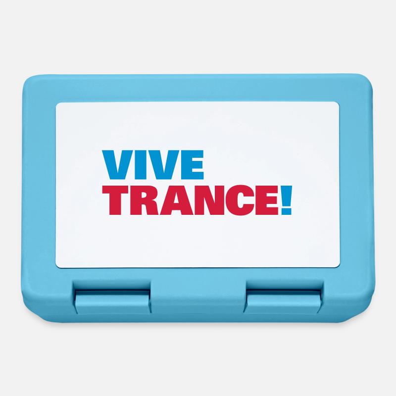 Trance - Vive la Trance ! - Boîte à goûter - bleu saphir
