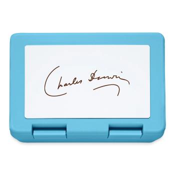 Charles Darwin Signature - Brotdose - Saphirblau - Vorne
