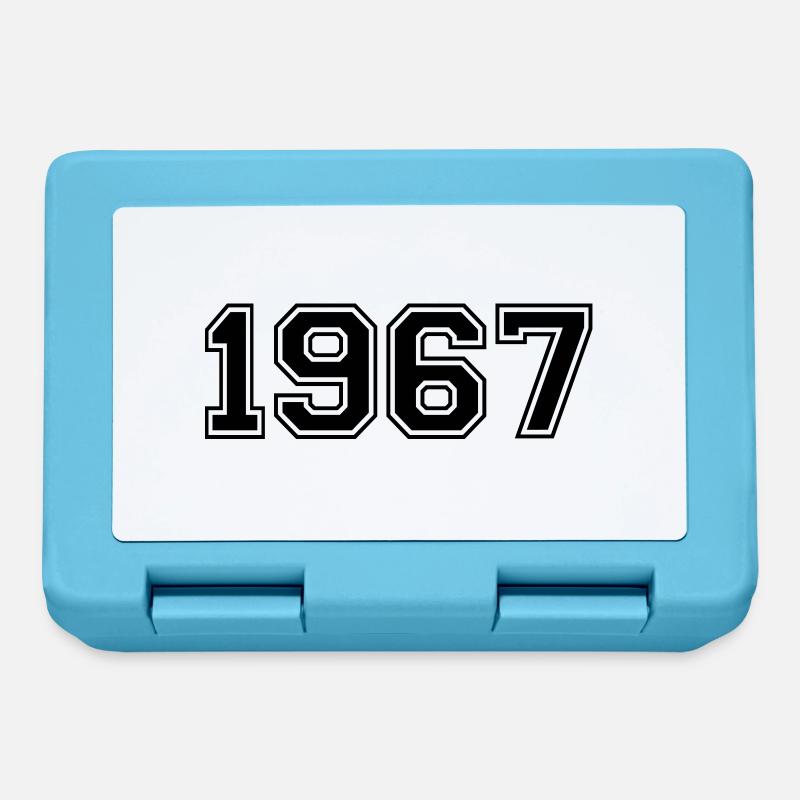1967 - Boîte à goûter - bleu saphir