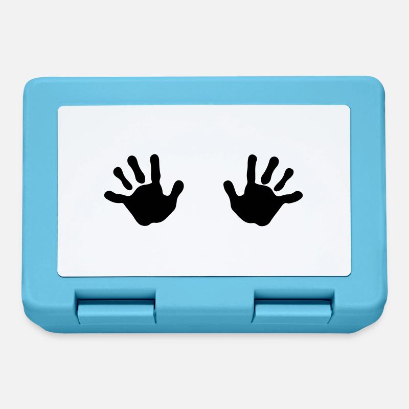Two Hands - Lunchbox - sapphire blue