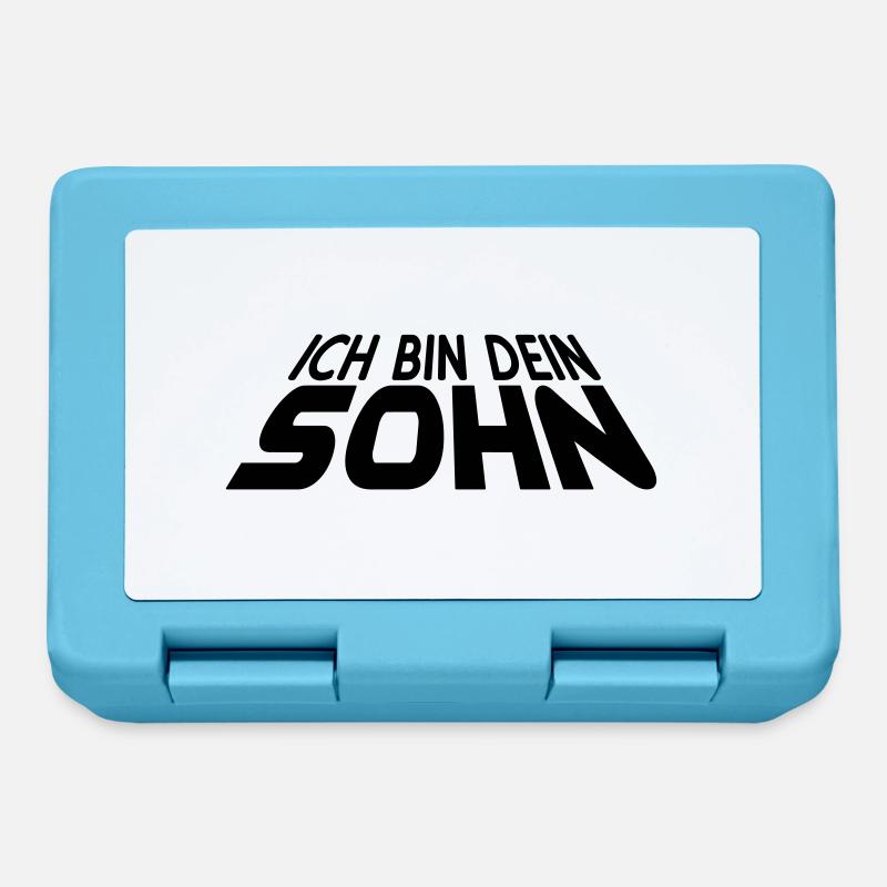 Ich bin dein SOHN 3D (1c) - Brotdose - Saphirblau