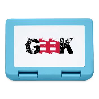 Geek Farbabdruck - Brotdose - Saphirblau - Vorne