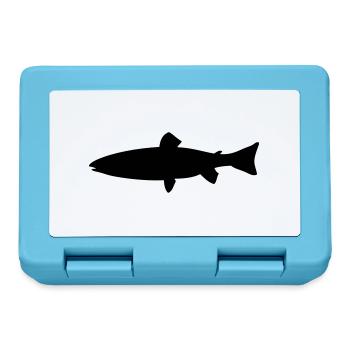 Meerforelle - Fisch - Fish - Brotdose - Saphirblau - Vorne