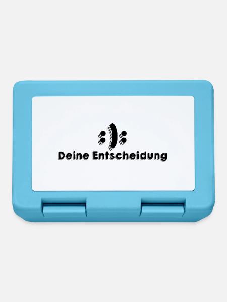 Deine Entscheidung - Brotdose - Saphirblau