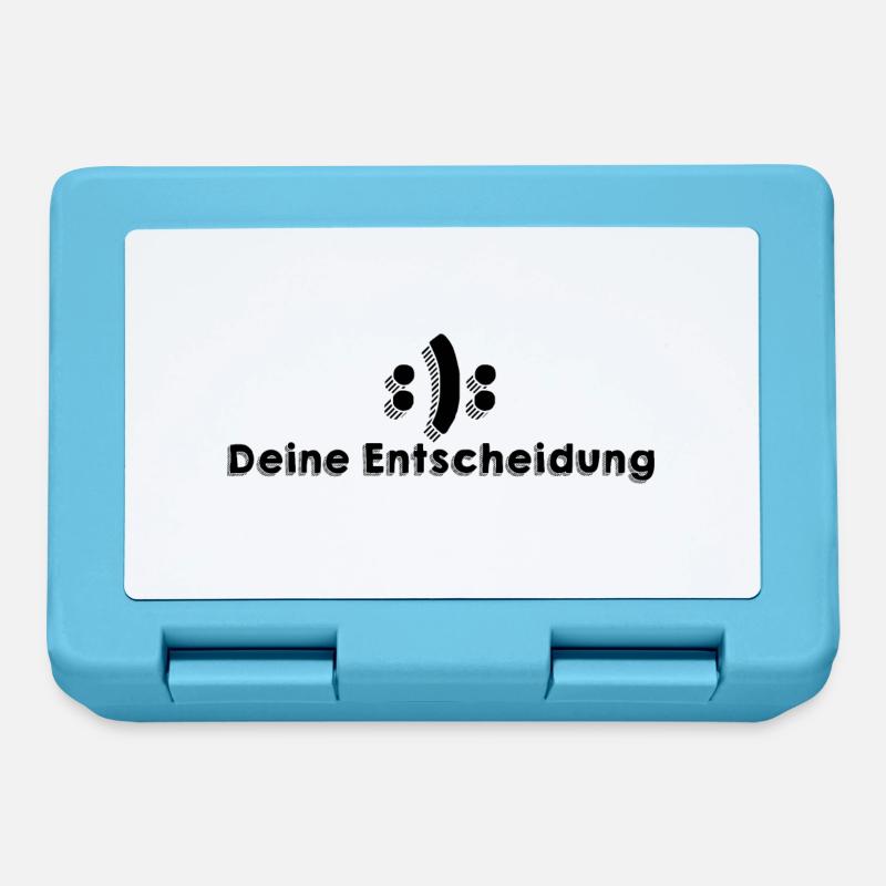 Deine Entscheidung - Brotdose - Saphirblau