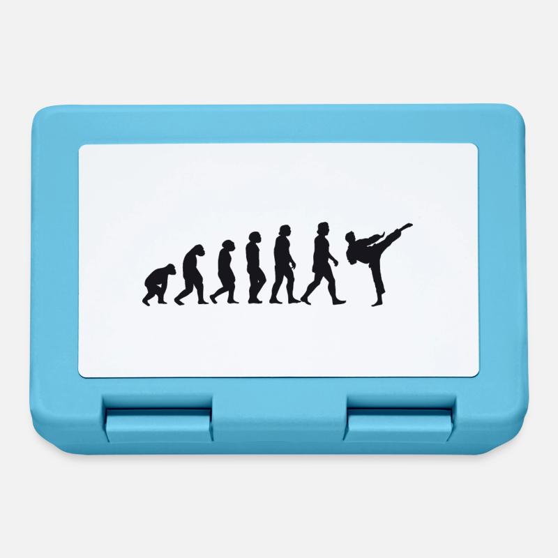 Evolution of Karate - Lunchbox - sapphire blue