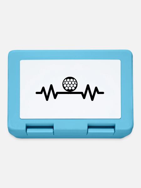 golf sport - Brotdose - Saphirblau