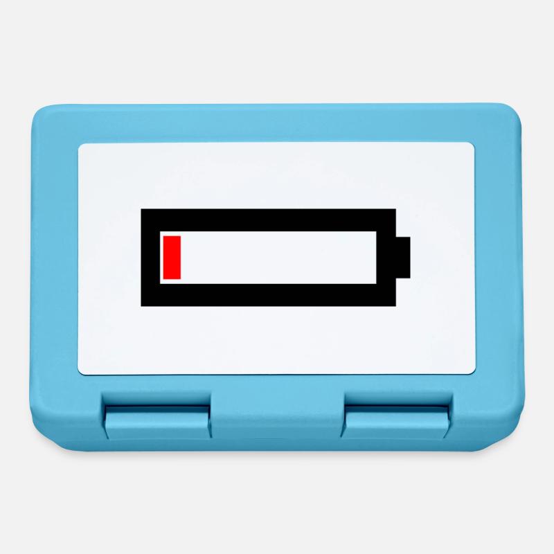 Battery empty - Lunchbox - sapphire blue