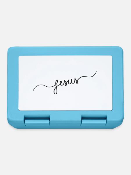 Jesus Christ - Lunchbox - sapphire blue